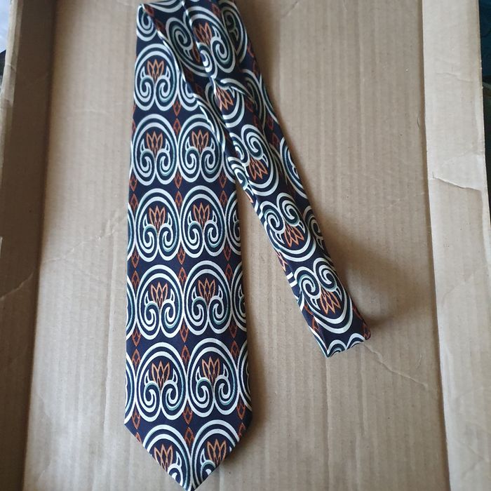 Krawat męski paisleje jedwab (k-6)OK