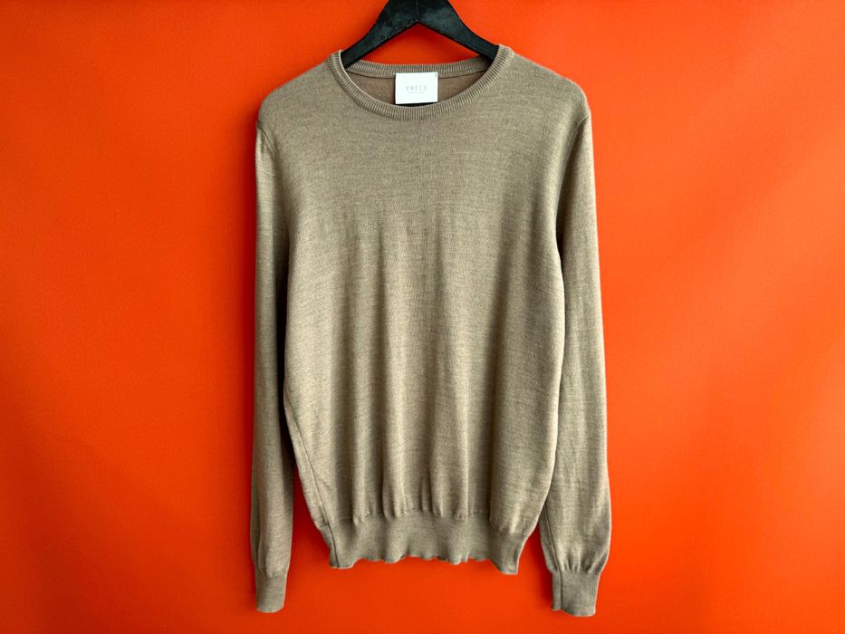 VNECK Italy чоловічий вовняний шерстяний світер светр кофта розмір L