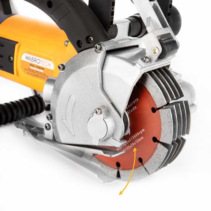 Bruzdownica WT1009 WABROTECH 1800W regulacja 8-42mm głęb 38mm 5 tarcz