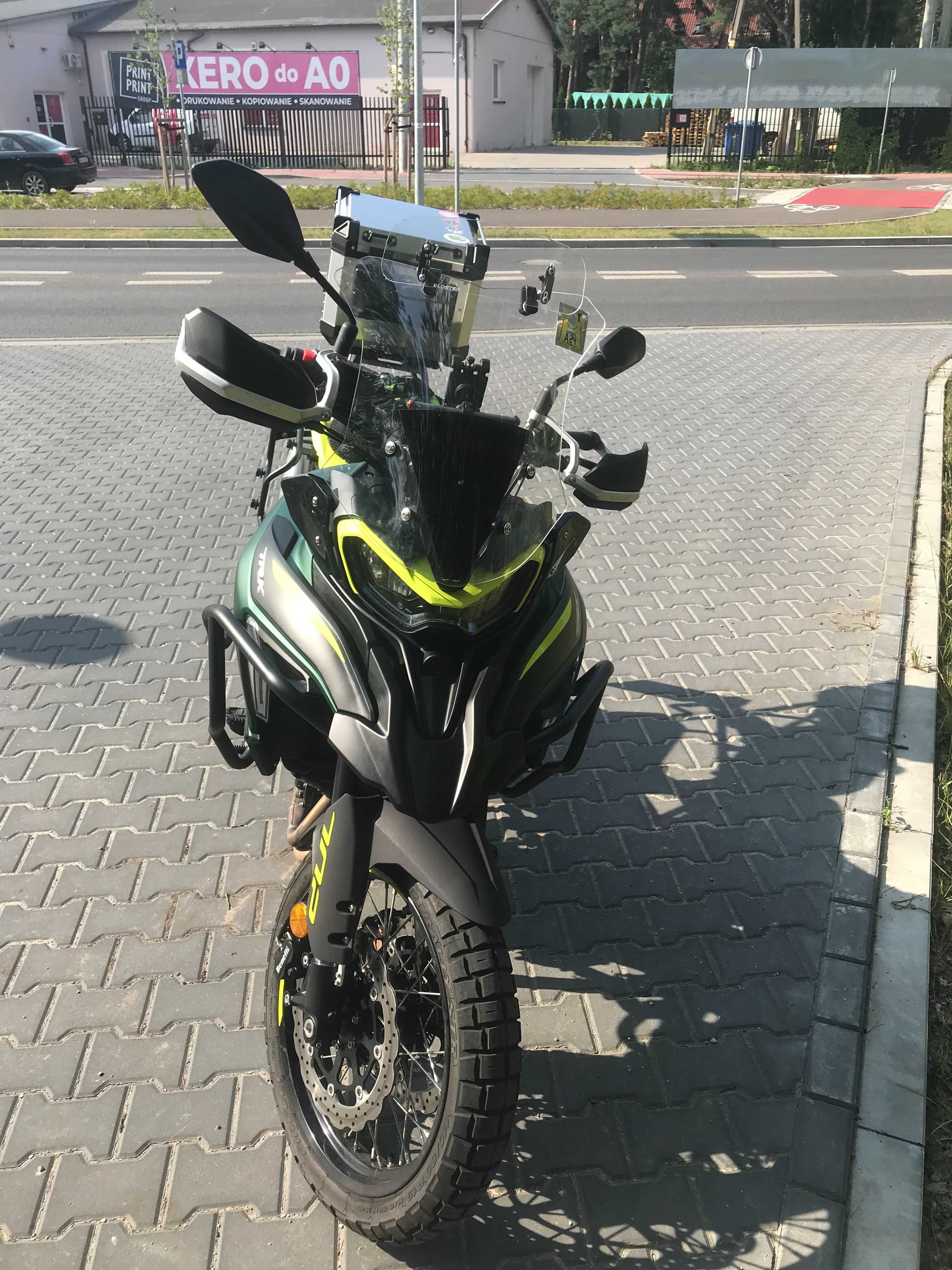 Benelli TRK 702x, nie SUZUKI VSTROM, DL, Versys, tracer, nc750x