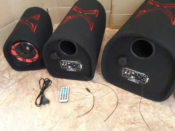 Активний Сабвуфер у машину Автомобільний самбуфер бочка у машину Саб.