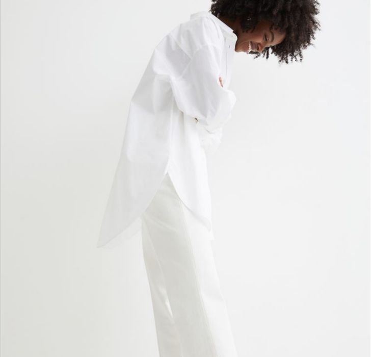 Biała koszula oversize 36 s