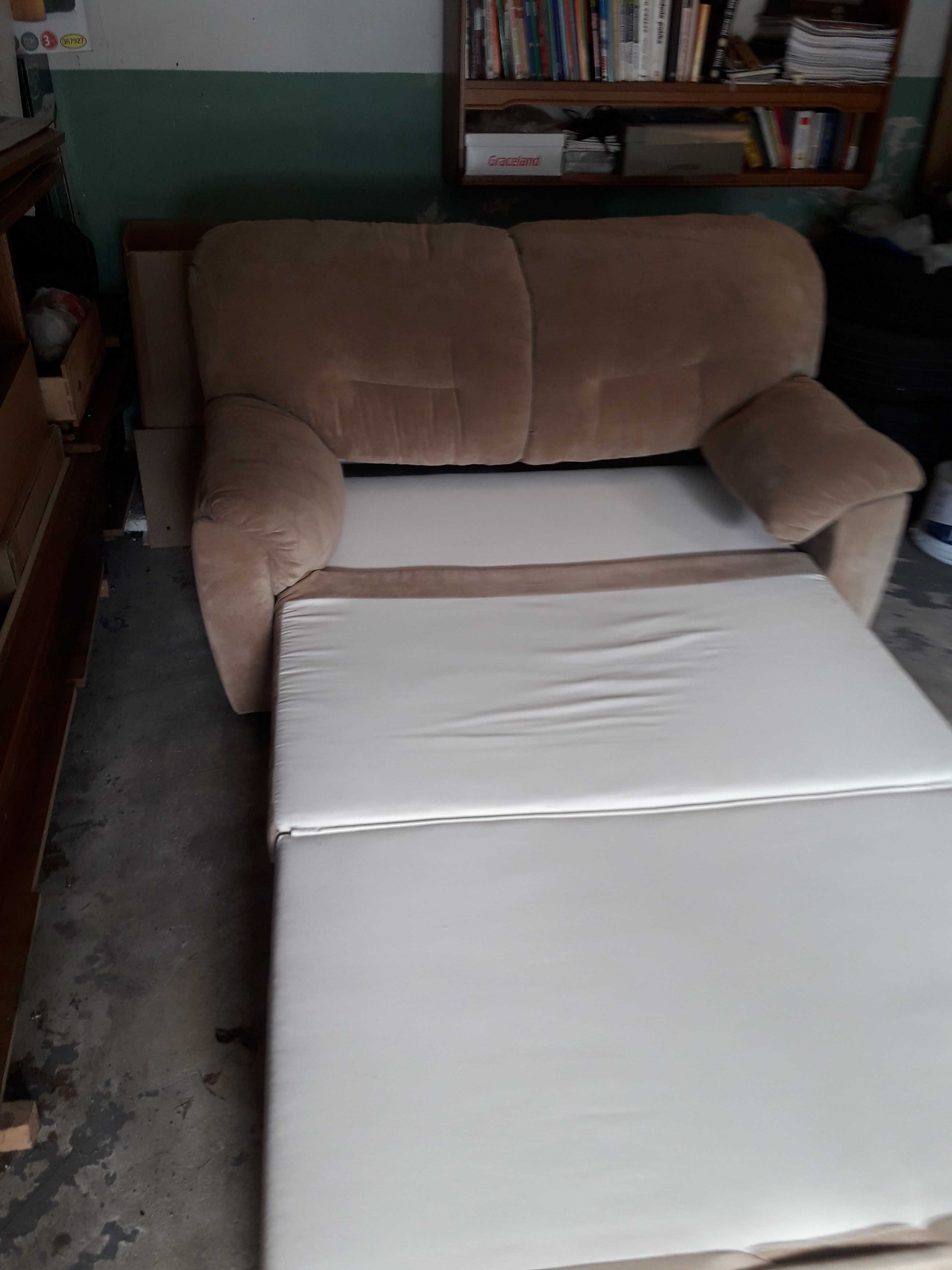 Sofa rozkładana do spania, beżowa, elegancka ,cena- 580 zł
