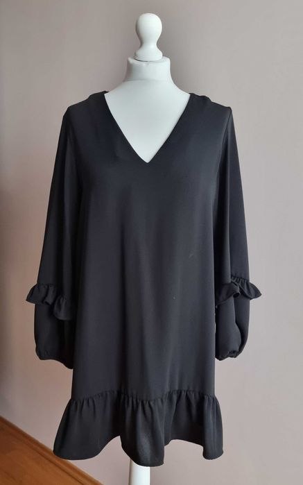 Czarna sukienka mini ZARA