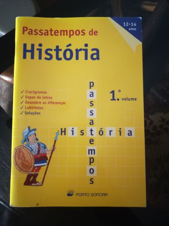 Livros de Passatempos História, Matemática e Ciências Naturais