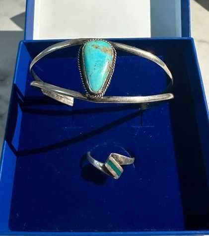 bransoletka navajo srebro + gratis