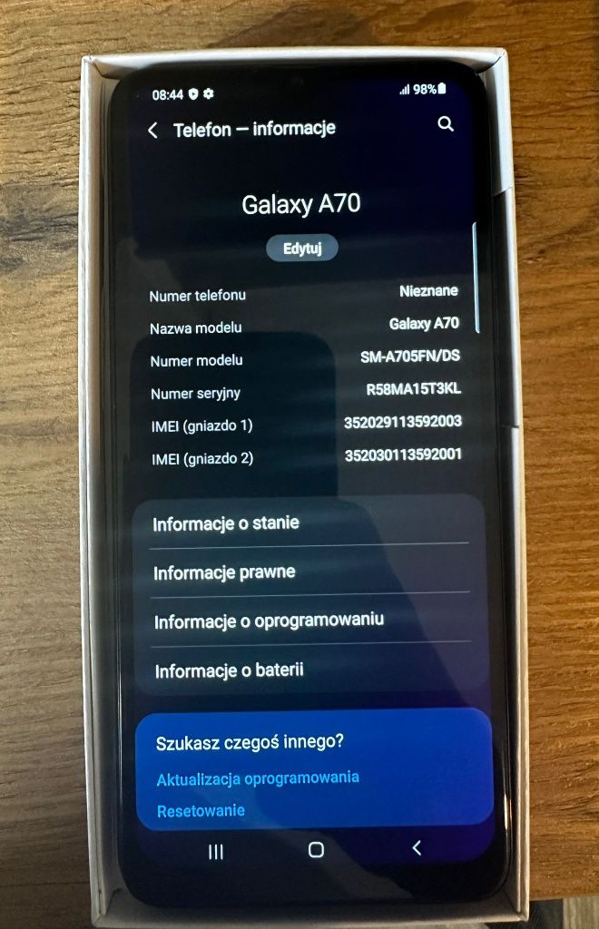 Okazja! Samsung Galaxy A70 128 Gb + Słuchawki JBL Wawe 300 + Ładowarka