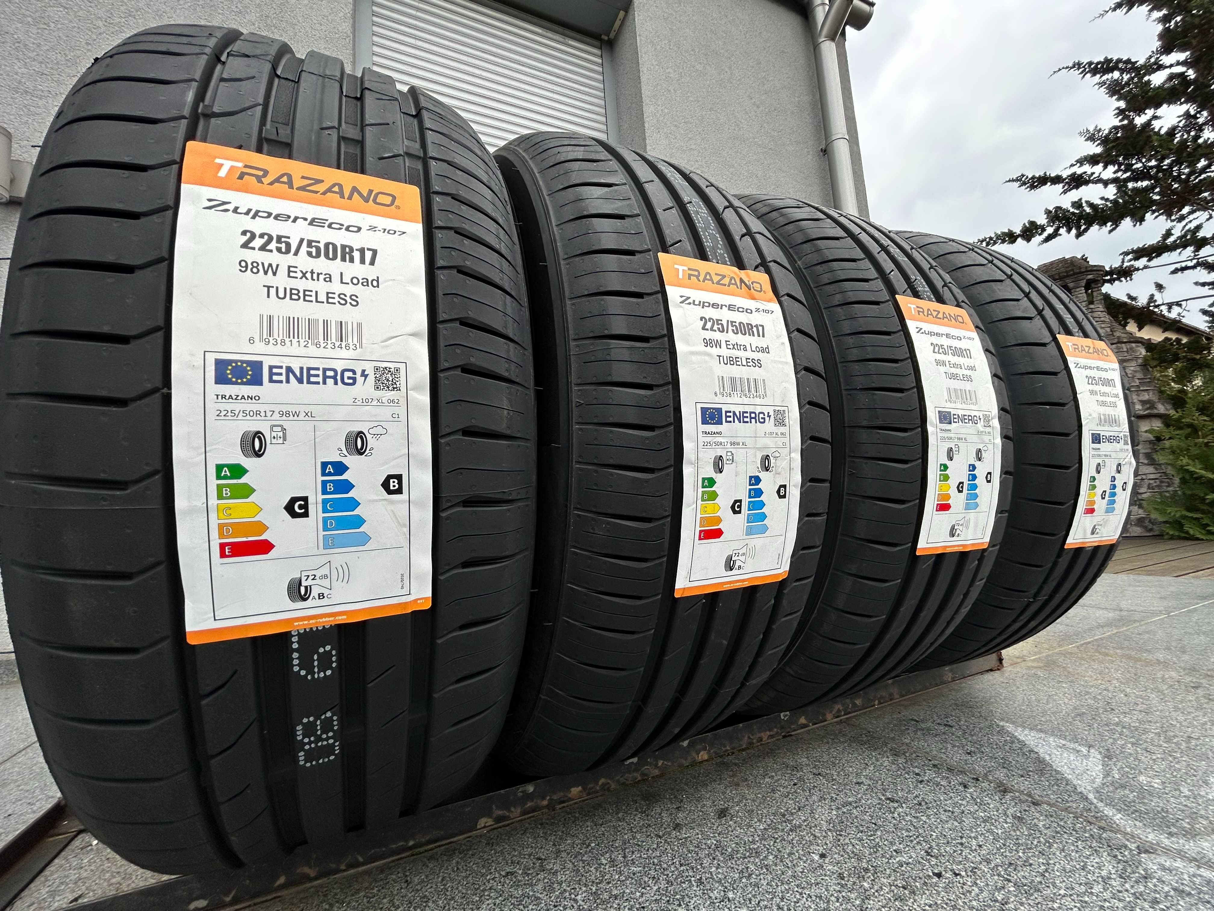 Letnie 225/50R17 Trazano Z-107 98W XL C,B,72db prod. 2024rok! gwa