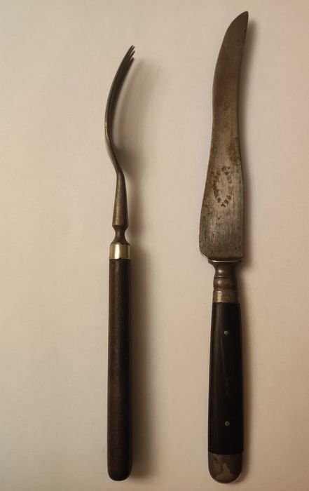 Stare sztućce zestaw