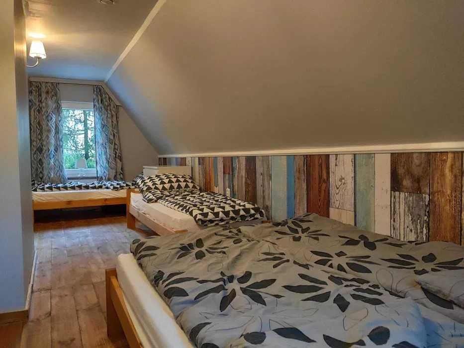 Domek nad jeziorem - mazury / jacuzzi / sauna / kominek / las / cisza