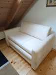 Sofa rozkładana beżowa
