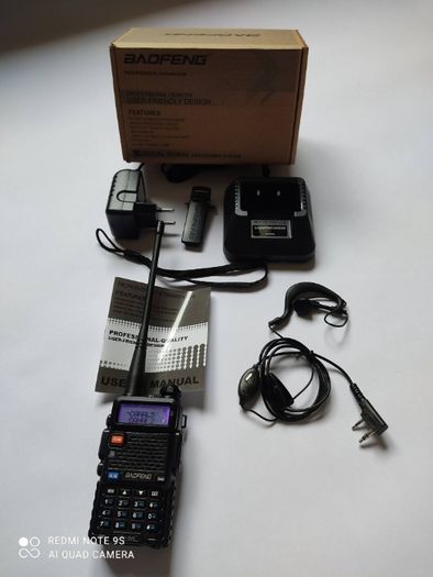 8 watts Rádio Walkie talkie UV 5r NOVO baofeng UHF VHF caça pesca