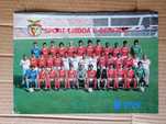 Poster BENFICA Campeão Nacional /Finalista Campeões Europeus 88/89