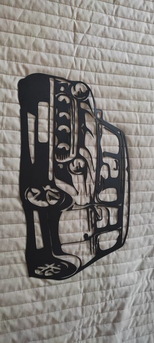 Dekoracja ścienna auto 3D