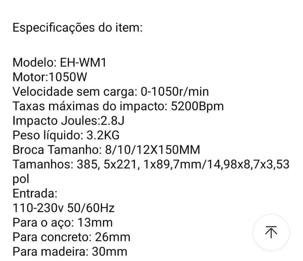 (NOVA) Torna / Berbequim de impacto com acessórios e  mala de armazena