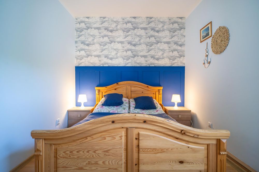 Domek na Mazurach 10os., Domek nad jeziorem, prywatna plaża