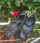 Czarne buciki galowe Nelli Blu 32cm