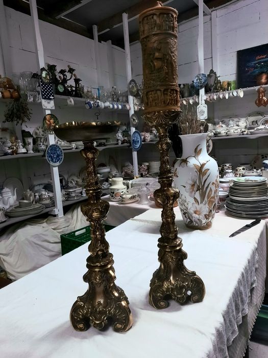 Бронза підсвічник попільничка