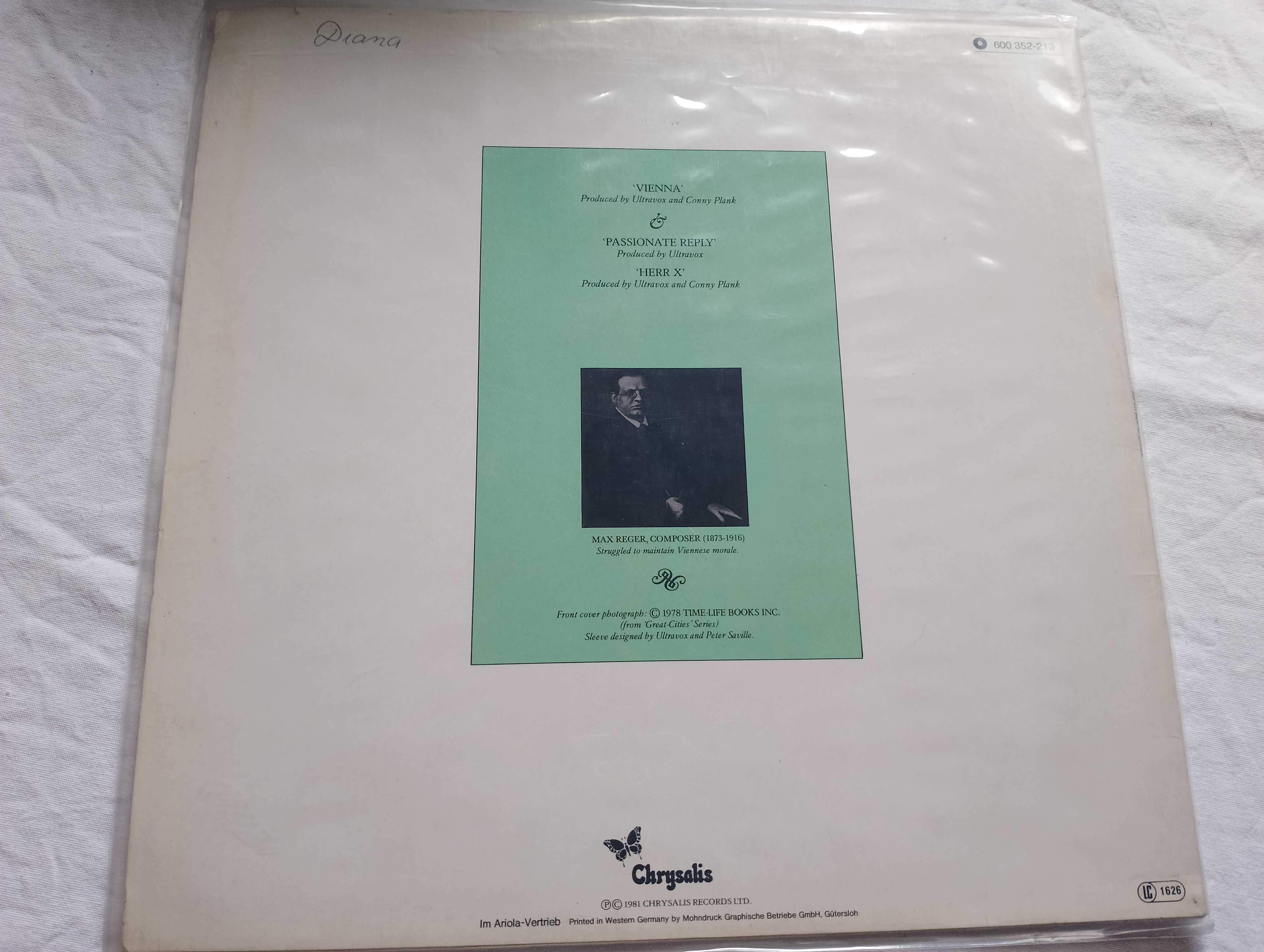 Ultravox  -Zestaw vinyle single 12" Vienna Reap The Wild Wind Hymn