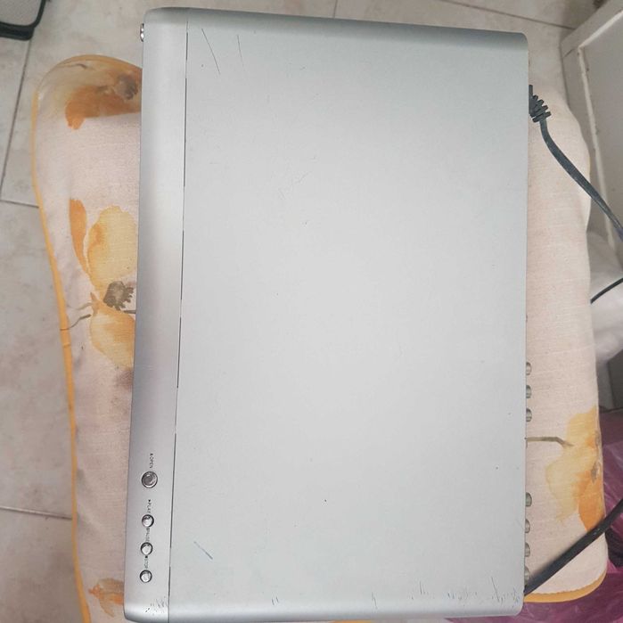 Leitor de DVD a funcionar