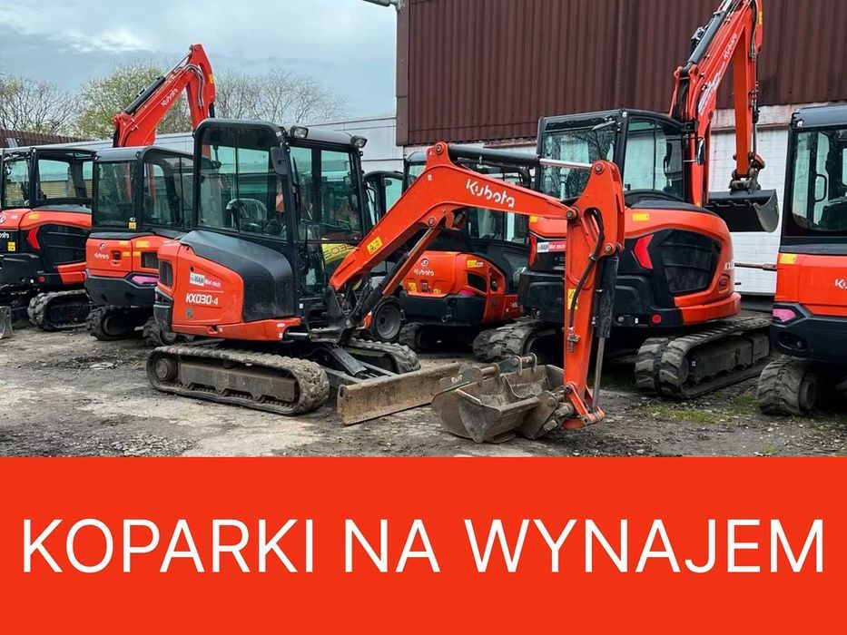 Wynajem minikoparki koparko ładowarka minikoparka koparka wozidła