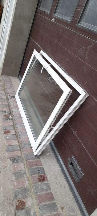 Okna poziome leżące uchylne pcv 155x107 używane garaż obora DOWÓZ KRAJ