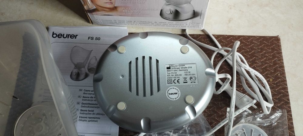 Сауна для обличчя +інгалятор Beurer FS 50. Німеччина.