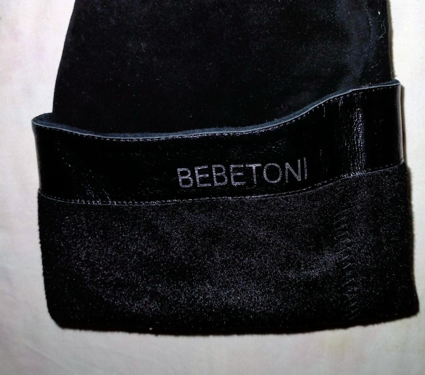 Женские сапоги BEBETONI 39р из экозамши, 25,5 см