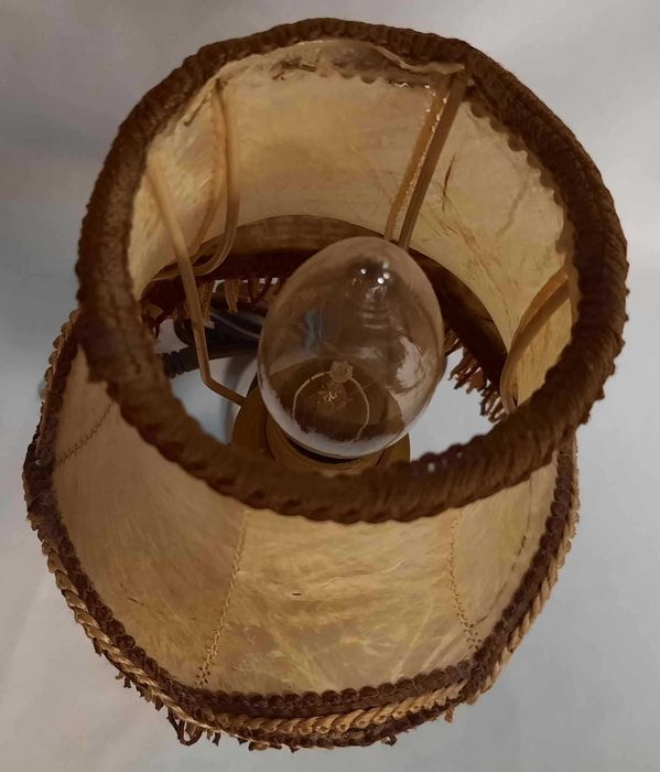 Lampka Nocna z Amorkami Mosiądz