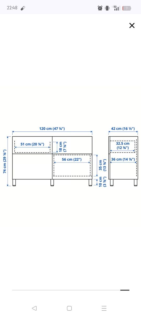 Cómoda ikea besta