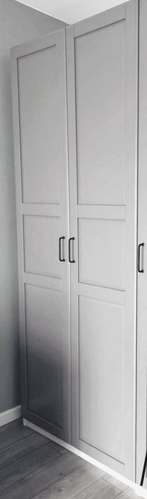 Zestaw Szafa Pax Ikea, toaletka, komoda Hemnes lite drewno