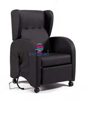Cadeirao Relax Eletrico Geriatrico Revest. Pele Sintetica Lavavel Novo