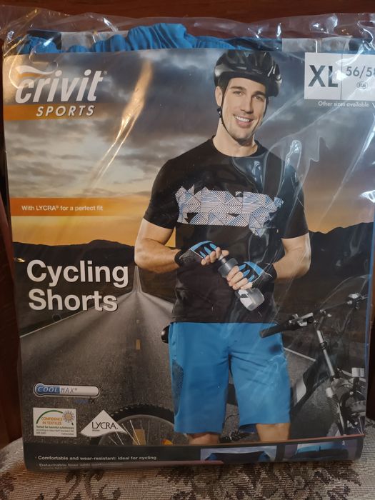Shorty rowerowe Crivit XL 57/58