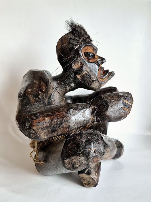 Статуетка ангел папуаси Африка натуральне дерево янгол