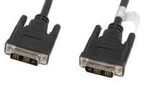 2x Kabel sygnałowy DVI-D - DVI-D 3 metry czarny