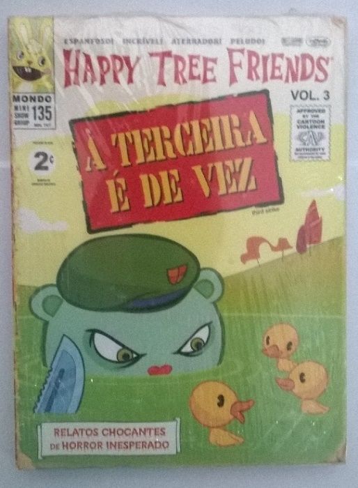 DVD de animação Happy Tree Friends - volume 3