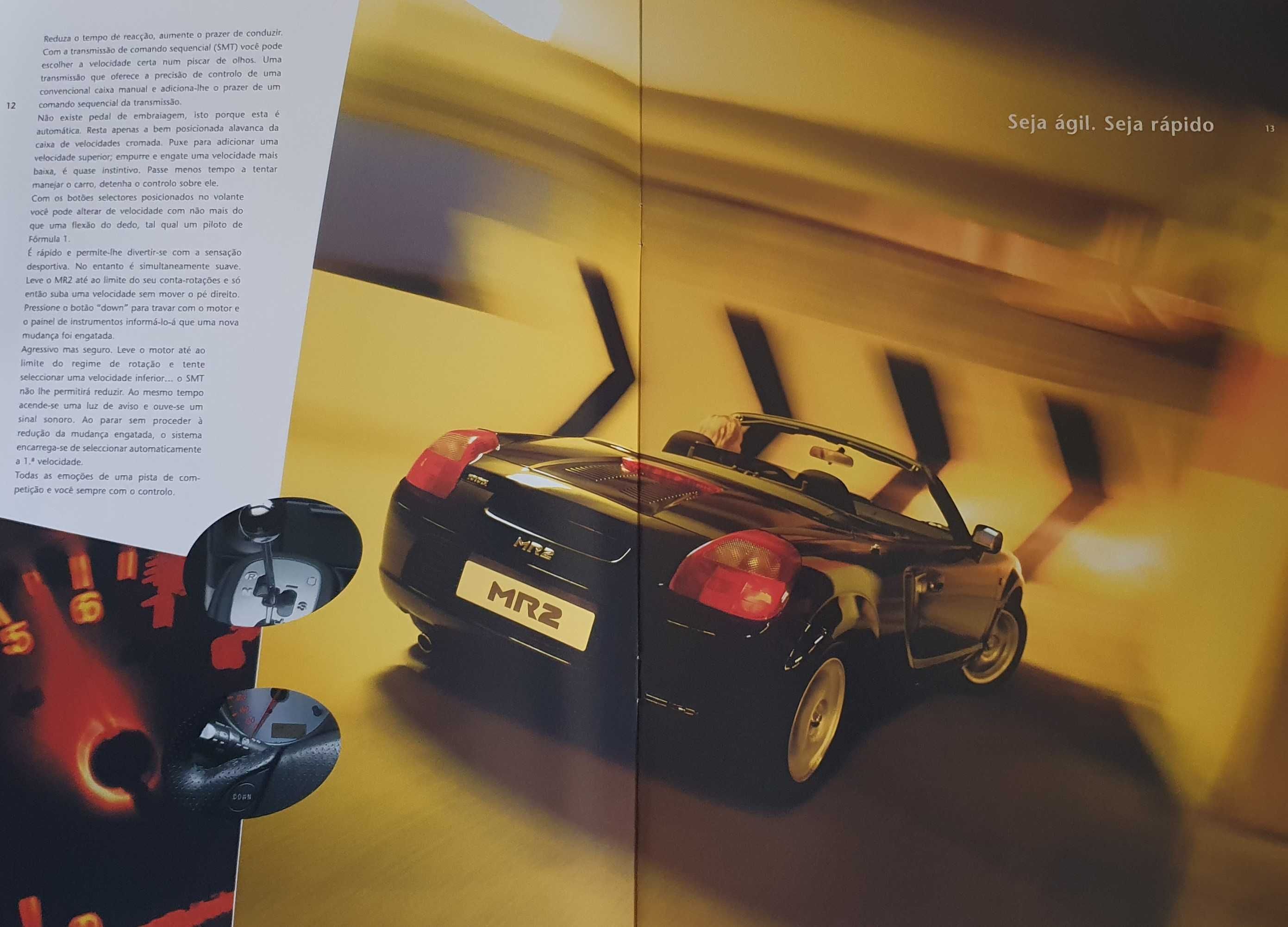 Catálogo automóvel Toyota MR2 - Ano 2002