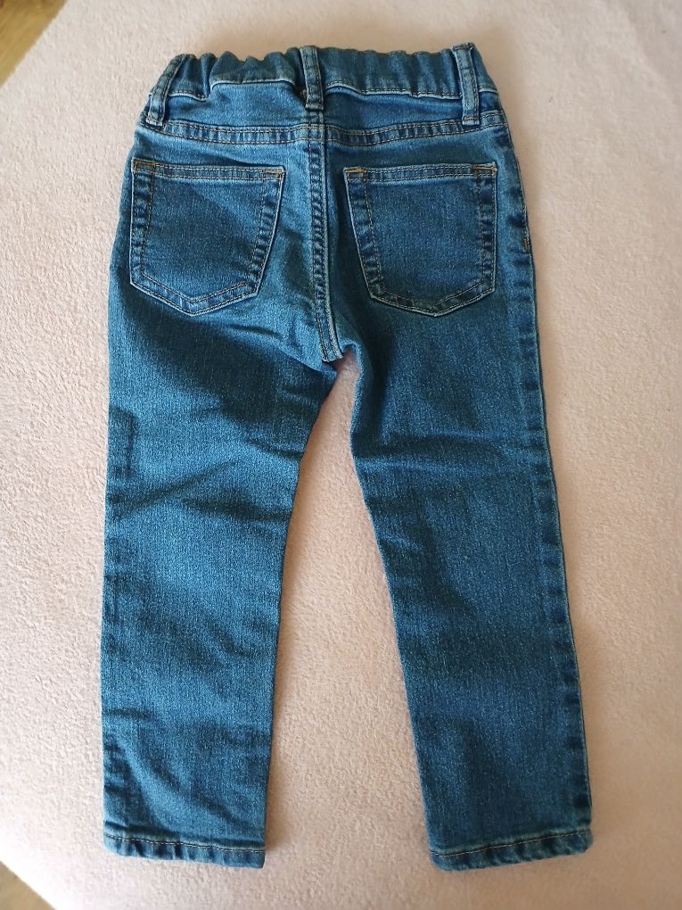 H&M spodnie chłopięce jeansowe skinny fit 92
