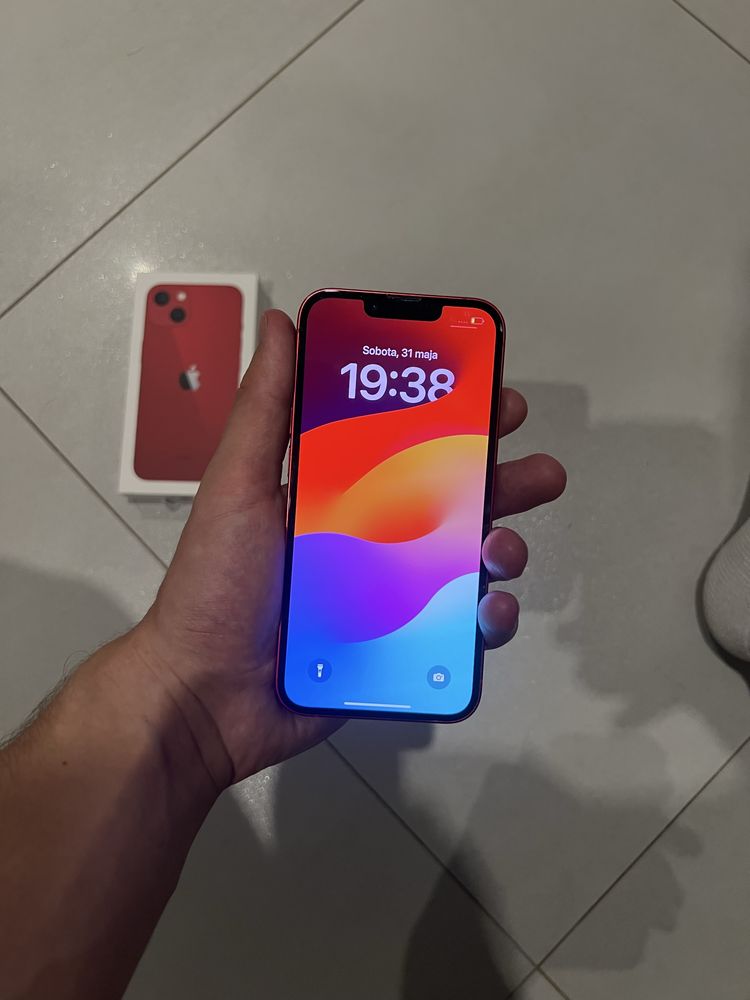 iphone 13 czerwony 128GB 71%