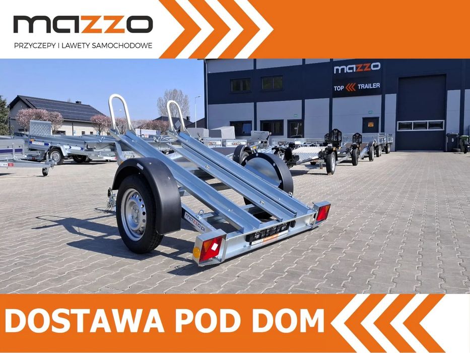 Neptun GN064 DOSTAWA Przyczepka na dwa motocykle 225x130 DMC 750kg UCHYLNA motocyklowa MOTO  GN064 DOSTAWA Przyczepka na dwa motocykle 225x130cm DMC 750kg UCHYLNA