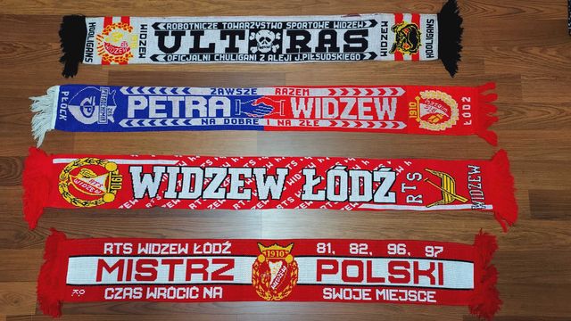 Szal Widzew Łódz, Ruch Chorzów, Wisła Kraków, Unia Oświęcim