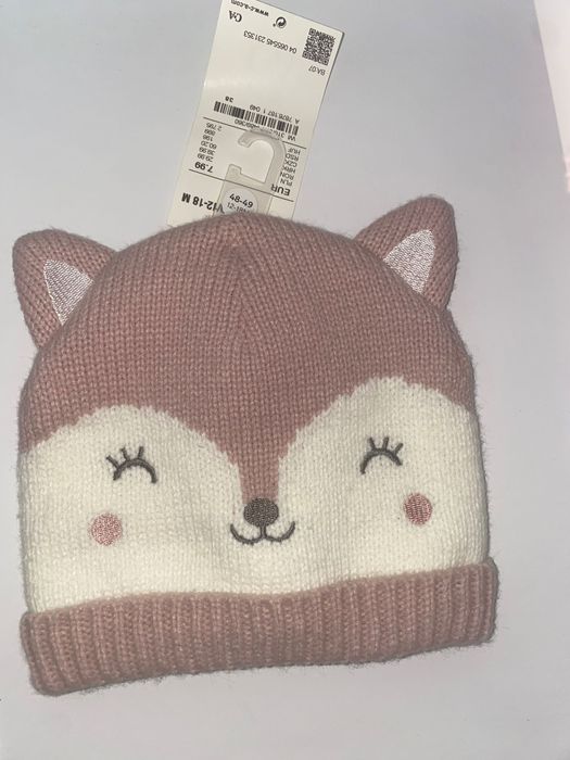 Шапочка зимова C&A 12-18 місяців. Нова.