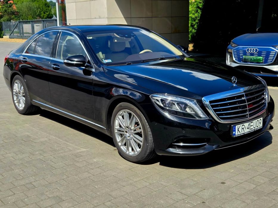 Mercedes-Benz Klasa S S (222) S500 4MATIC - ASO - pełne wyposażenie - bezwypadkowy - F.VAT