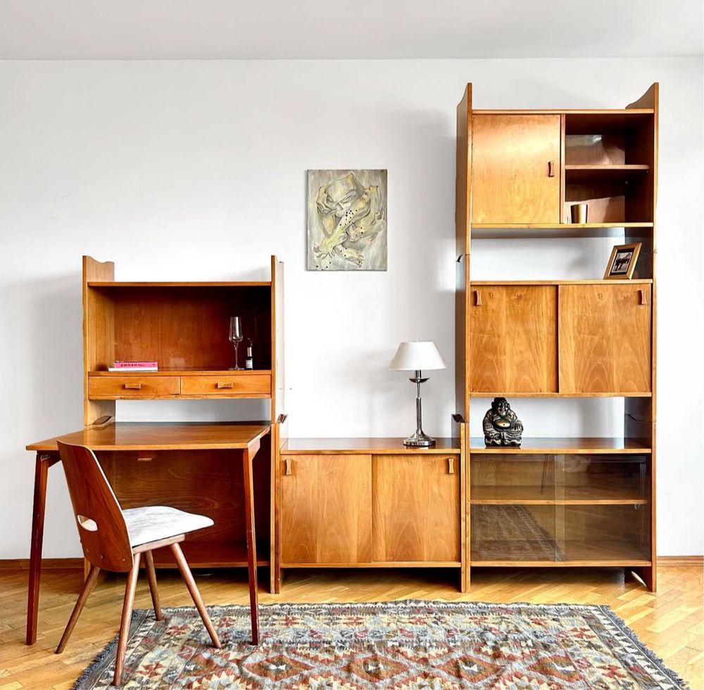 Винтажная модульная система хранения mid century