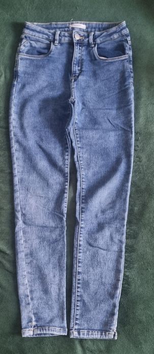 Spodnie rurki jeansowe młodzieżowe/damskie
