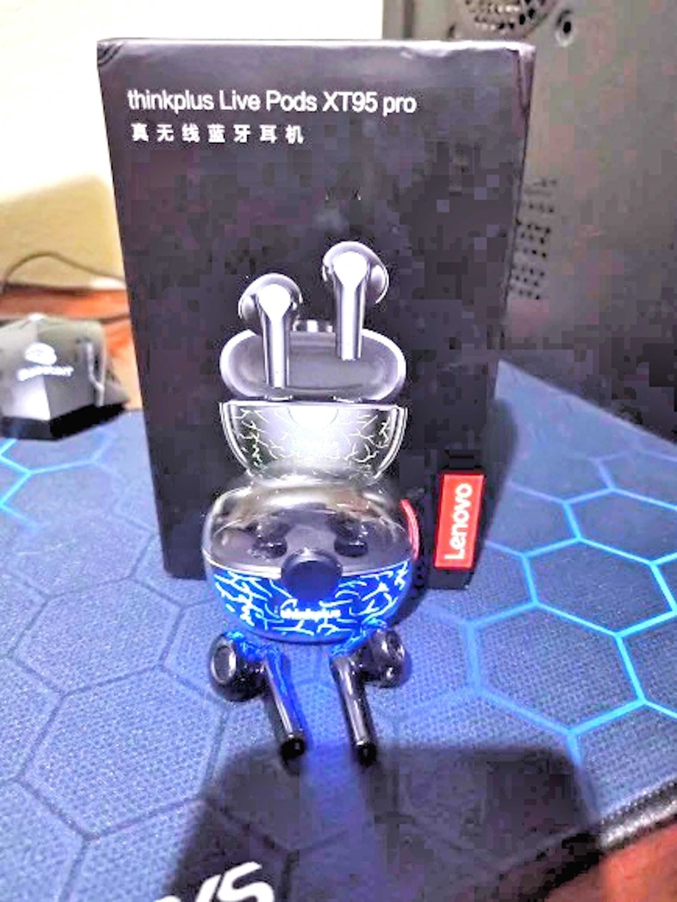 Классные беспроводные наушники Lenovo Xt95Pro ThinkPlus супер бренда!