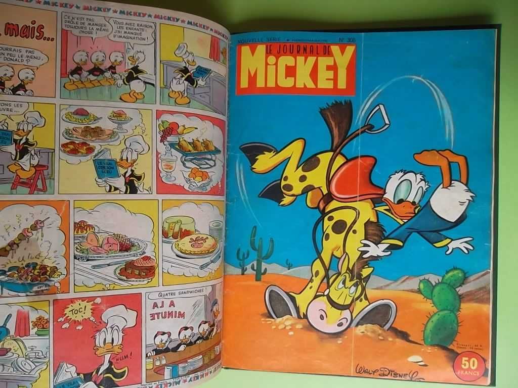 O RATO MICKEY - Volume Encadernado dos anos 50