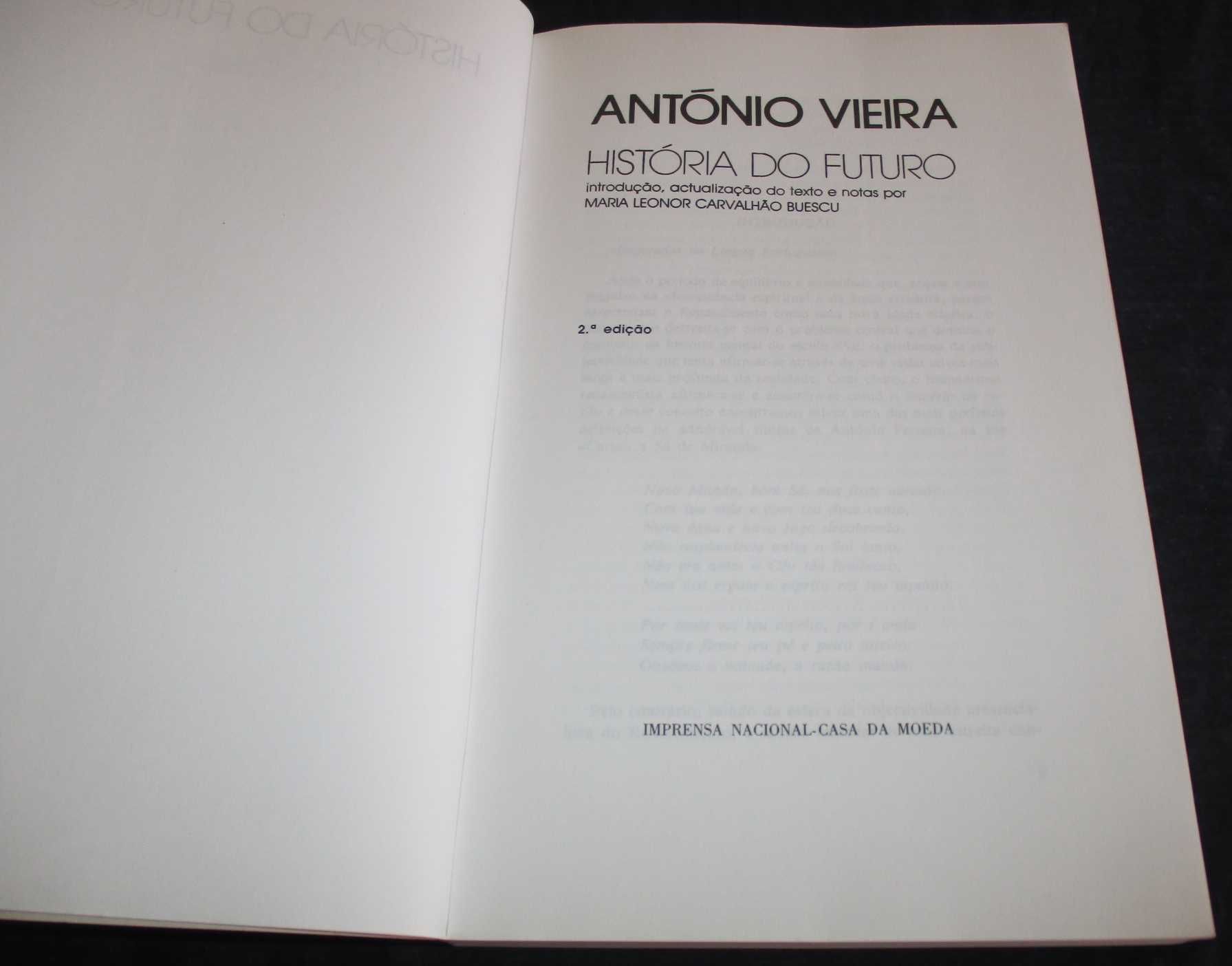 Livro História do Futuro António Vieira