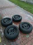 Stalówki z zimowymi oponami kormoran snow 5x110 r16