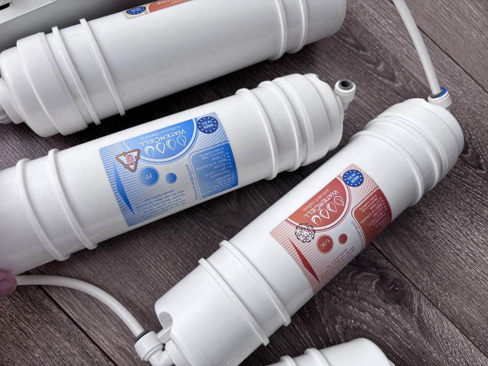 Zestaw filtrów odwrocona osmoza do wody pod zlew